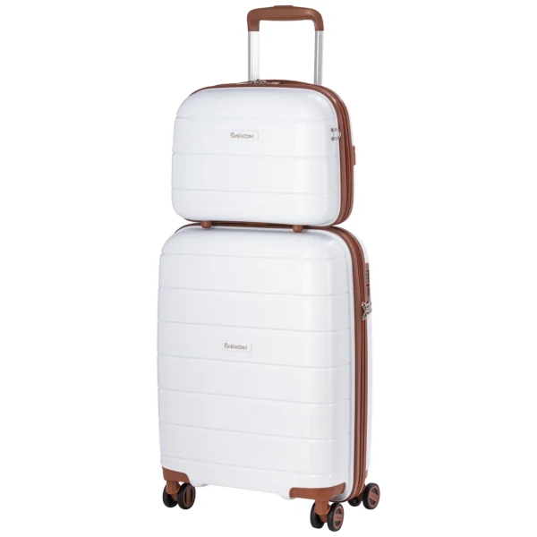 Комплект: чемодан S и бьюти-кейс Robinzon RP3615-C Malta Classic
